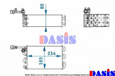 AKS DASIS 820860n -  Испаритель, кондиционер